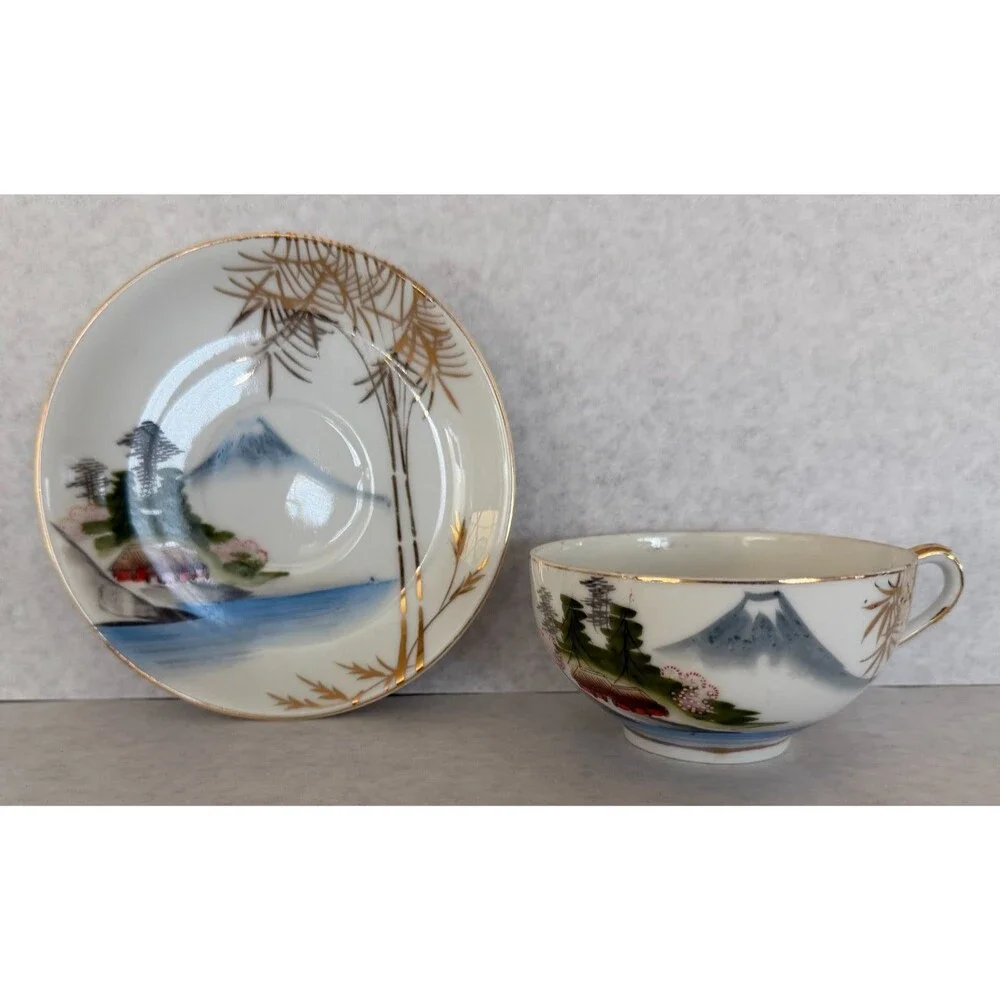 Lithophane Cup and Saucer